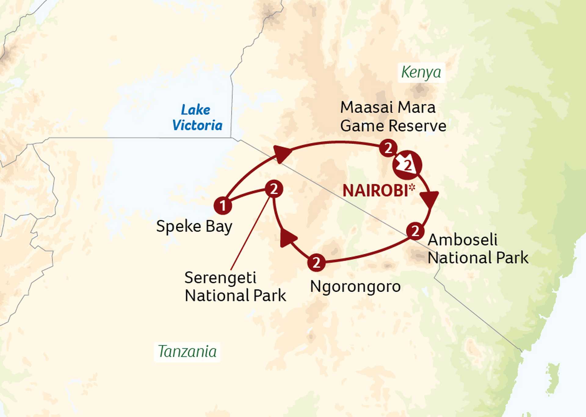 The Best of Kenya and Tanzania - Great Migration and Big Game Safari