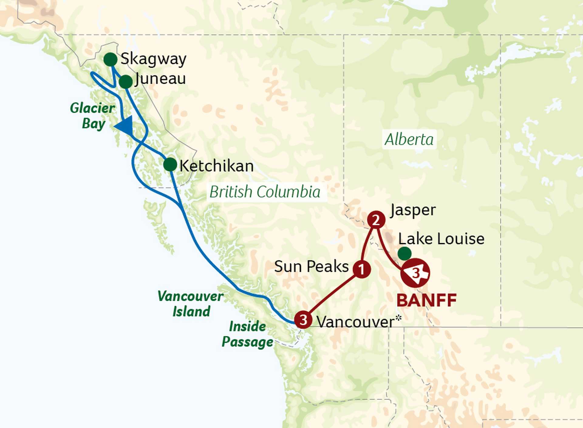 Rockies and Alaska Grand Discovery