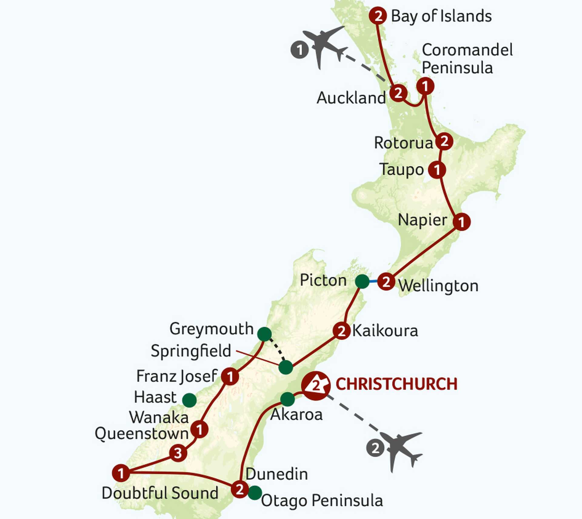 NNZ map for 2023 departures