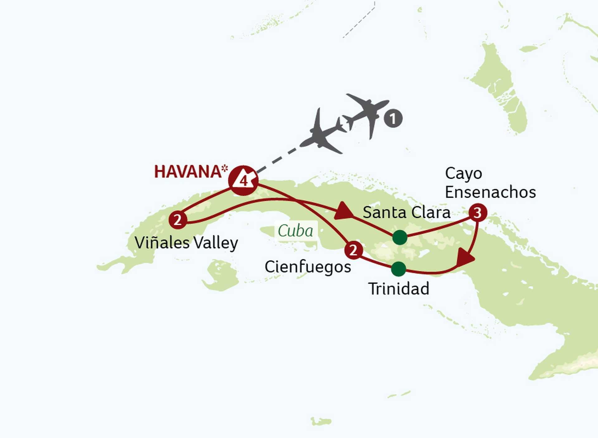 CUB 2025 map Cuban Discovery