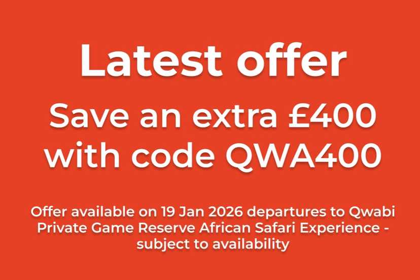 Save £400 on selected dates