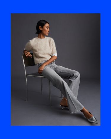 echeveria sun fade 5p denim pants OVY