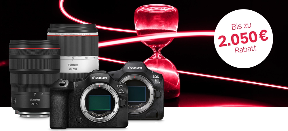 Bis zu 2.050 € Rabatt auf Canon-Sets