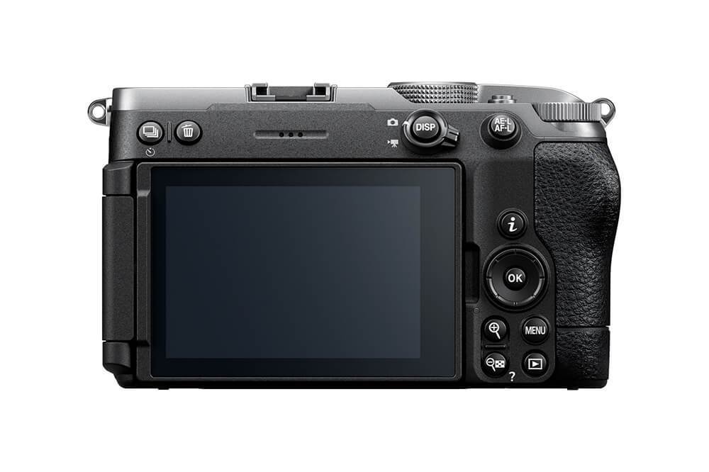 Nikon Z5IIC Produktbild hinten silber