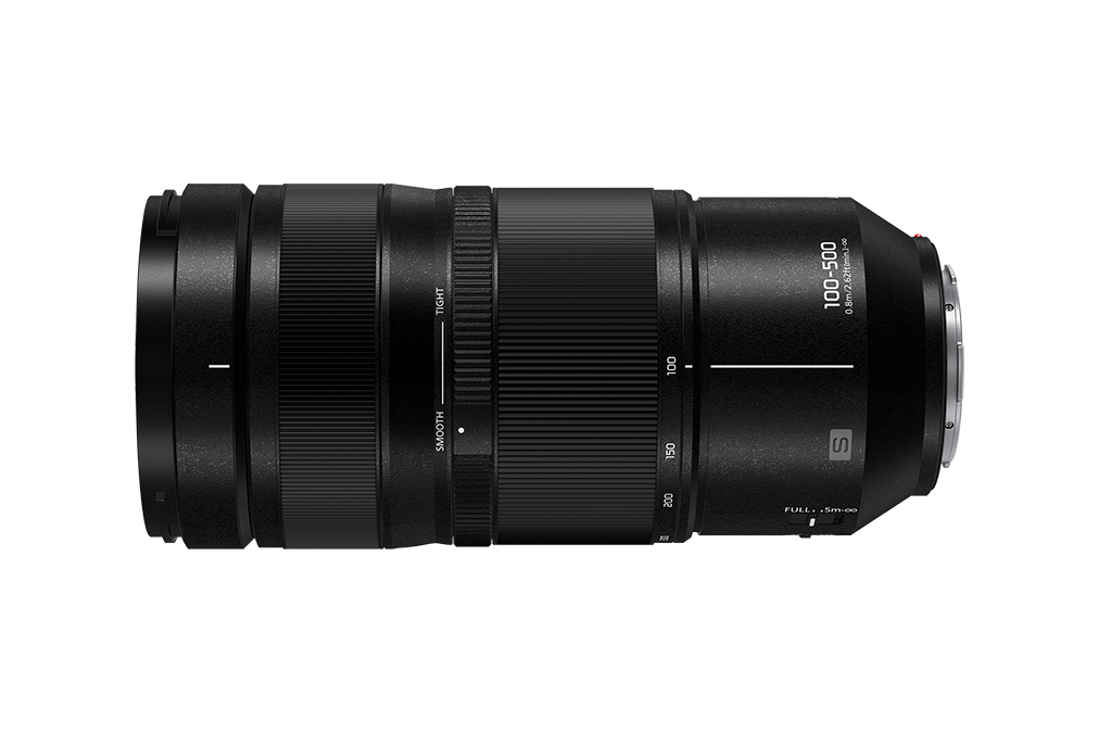 Panasonic 100-500 mm f5-7.1 OIS Telezoom Ansicht 1