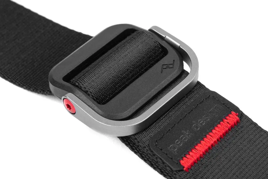 peak design slide lite schwarz Kameragurt Detail