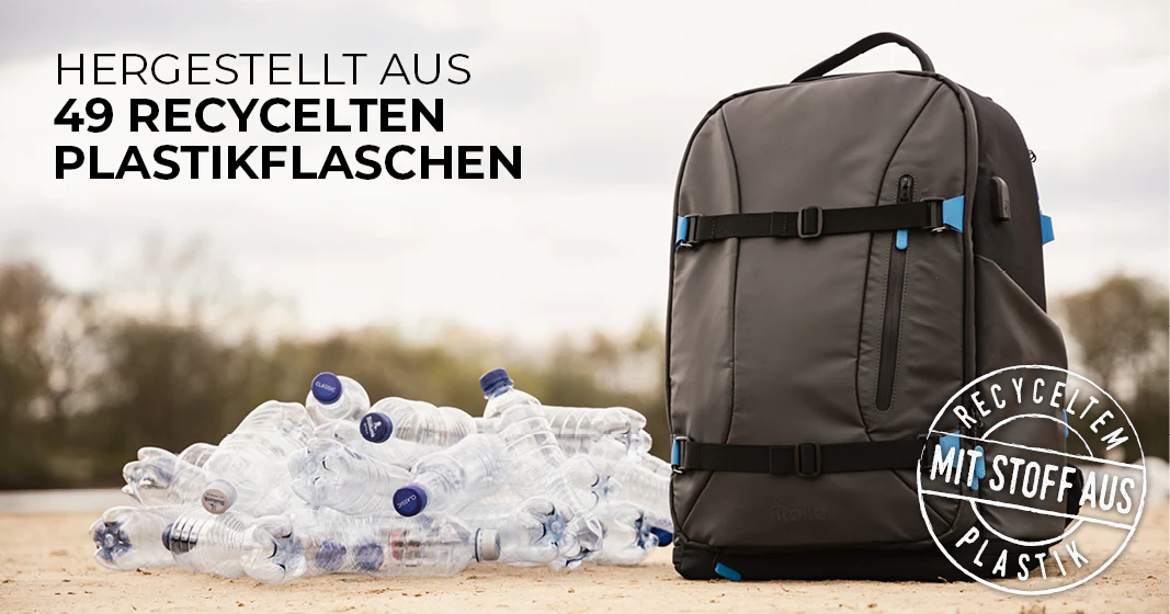 Hergestellt aus Plastikflaschen