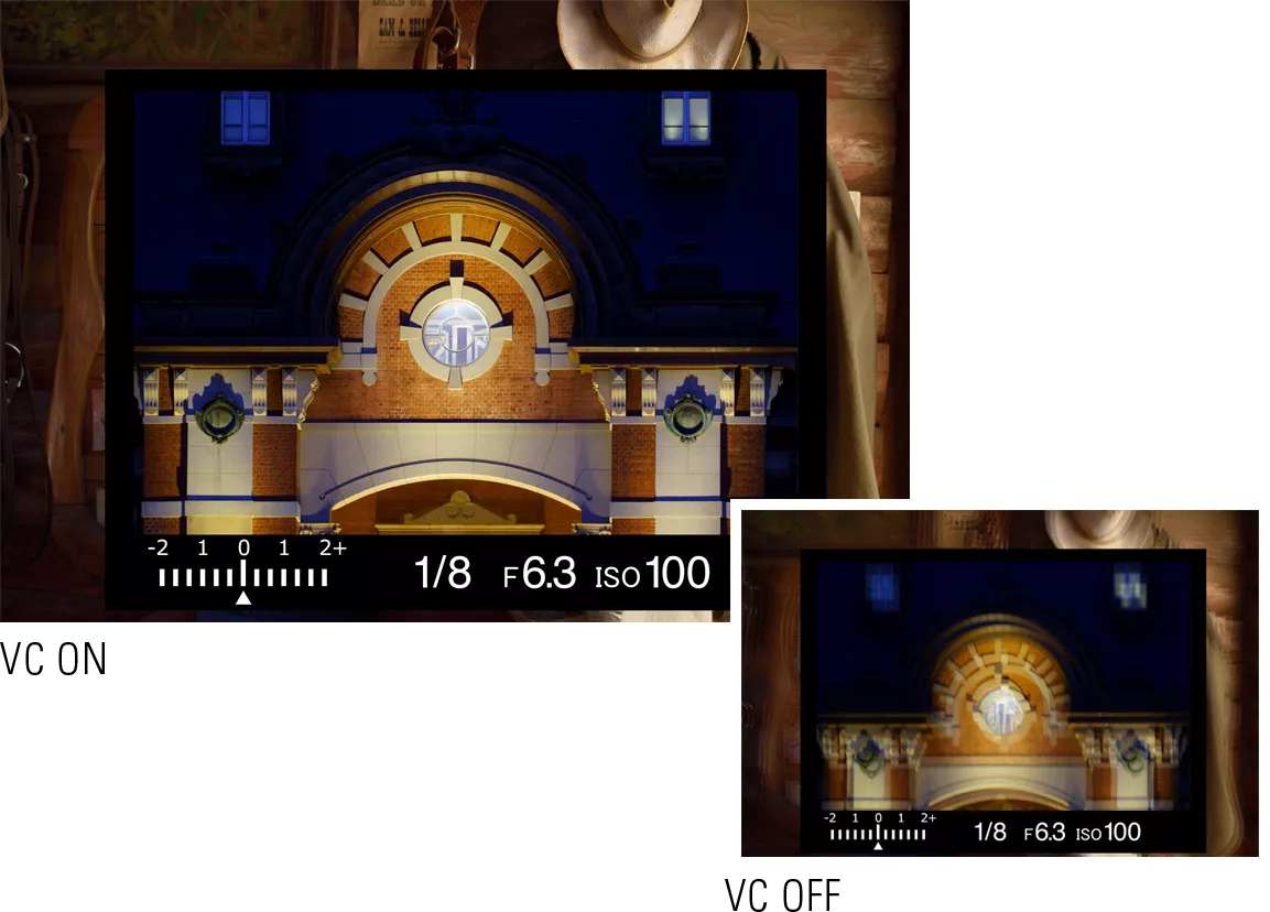 VC-Bildstabilisator für scharfe Aufnahmen