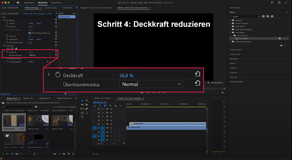 Flackern beim Video-Dreh vermeiden: Tipps und Tricks für eine ...