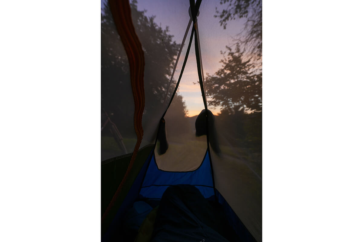 Übernachten im Zelt