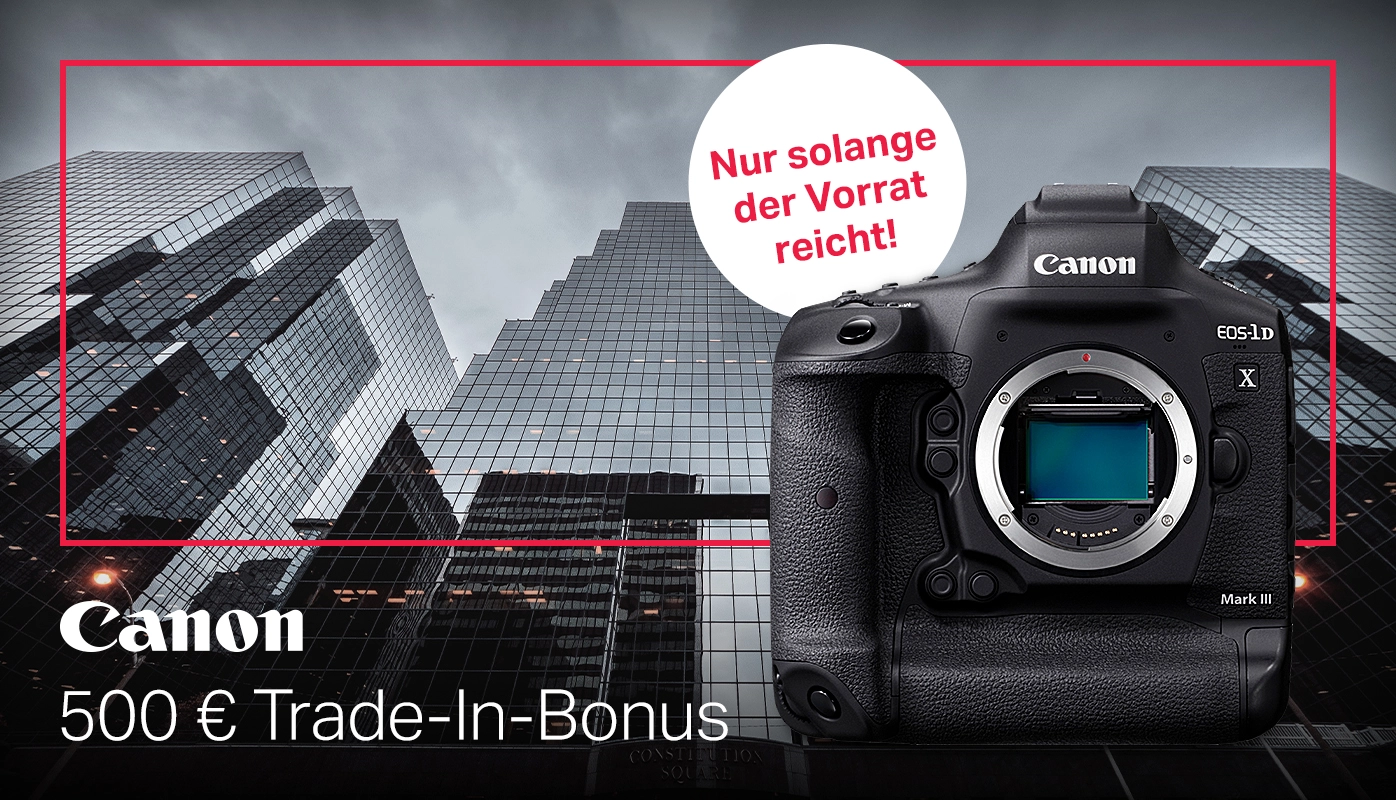 Canon EOS 1DX Mark III: 500 € Trade-In Bonus
