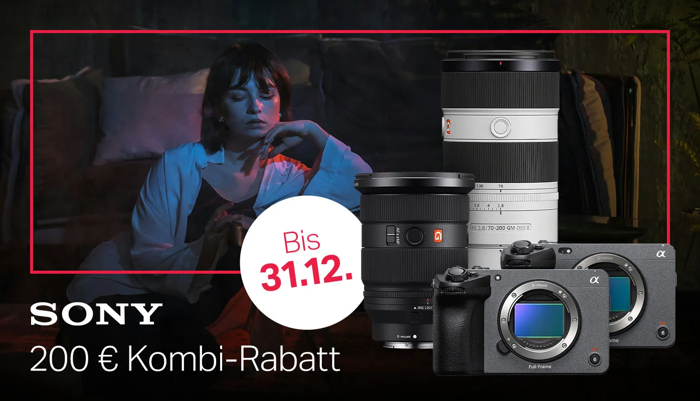 Sony Video-Aktion: 200 € Kombi-Rabatt