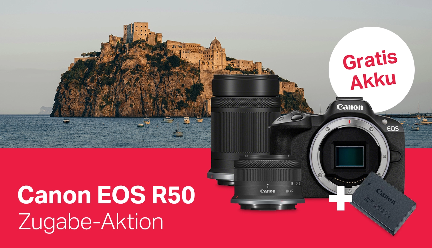 Canon EOS R50 Zugabe-Aktion