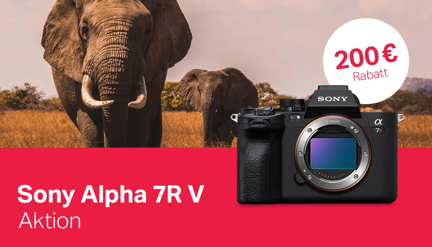 Sony Alpha 7R V Sofortrabatt-Aktion