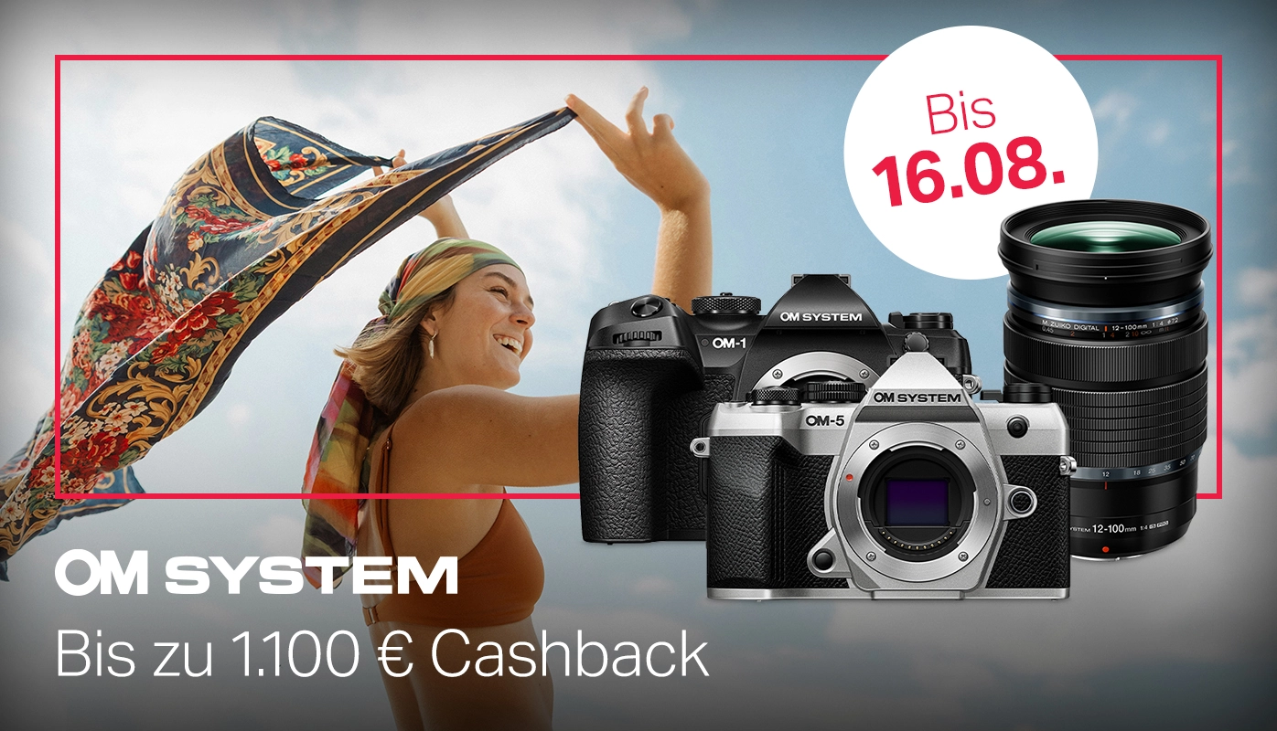 OM System Sommeraktion: Bis zu 1.100 € Cashback
