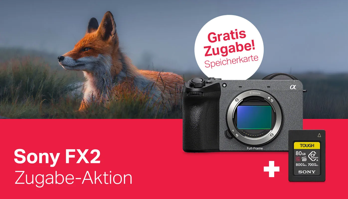 Sony FX2 Zugabe-Aktion