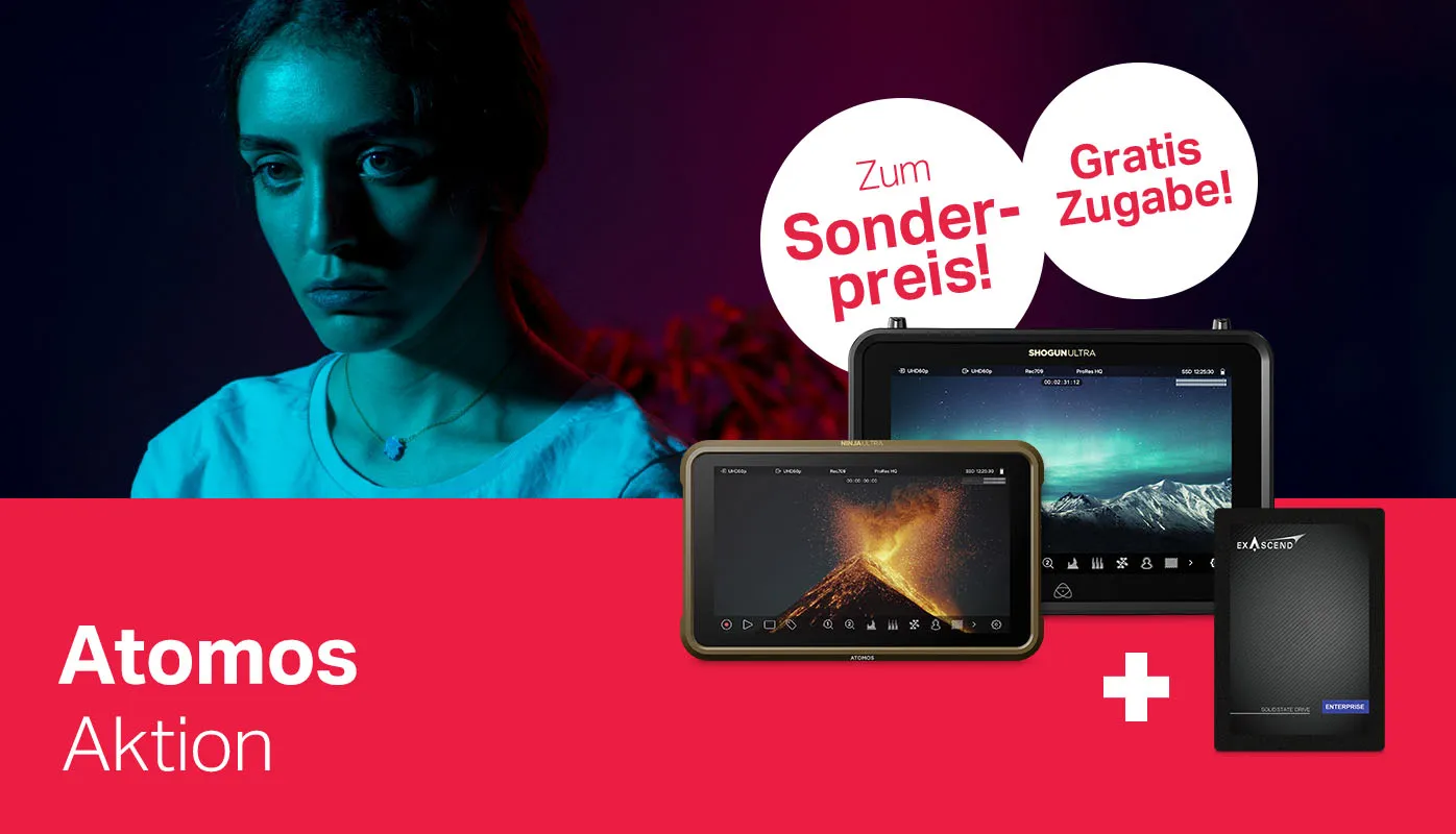 Atomos Sonderpreis- und Zugabe-Aktion