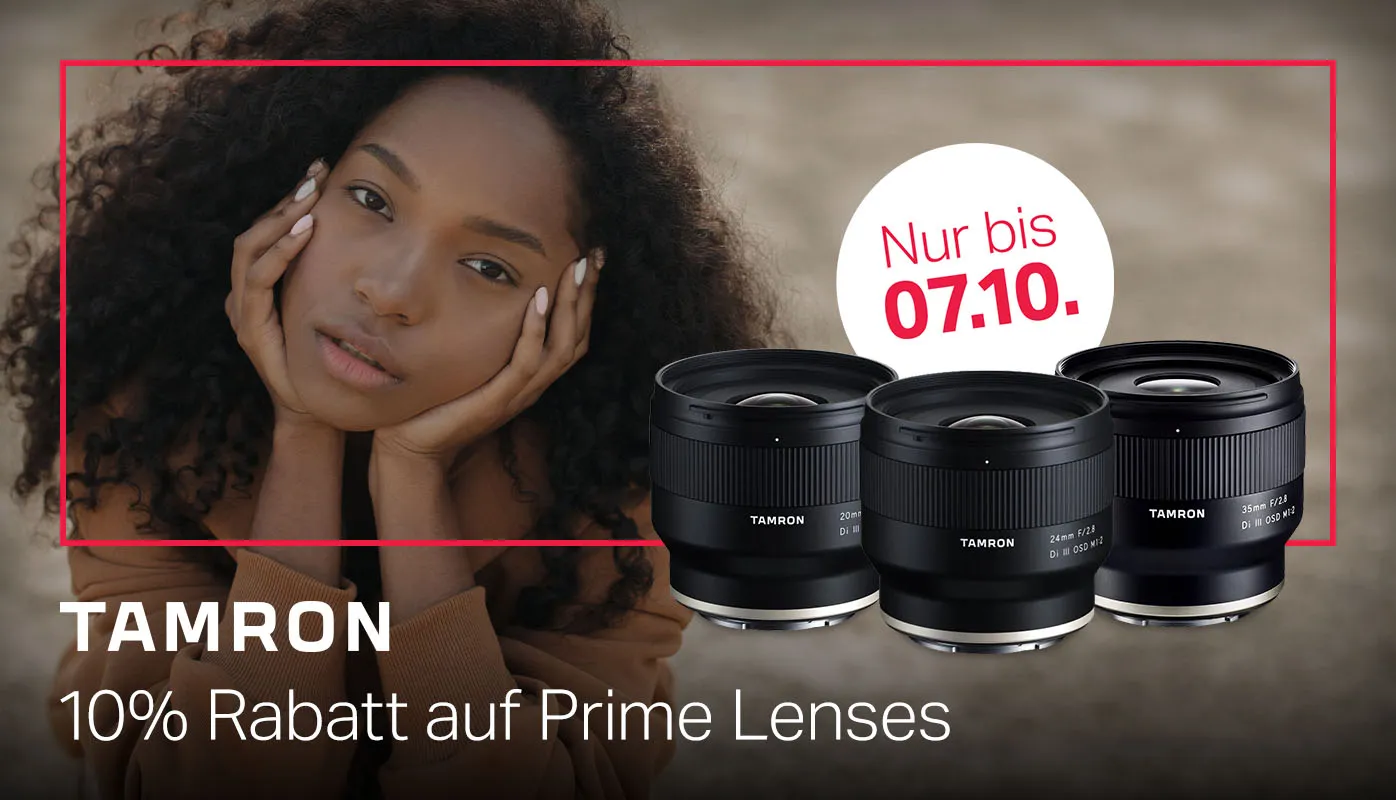Exklusiver Rabatt auf Prime Lenses