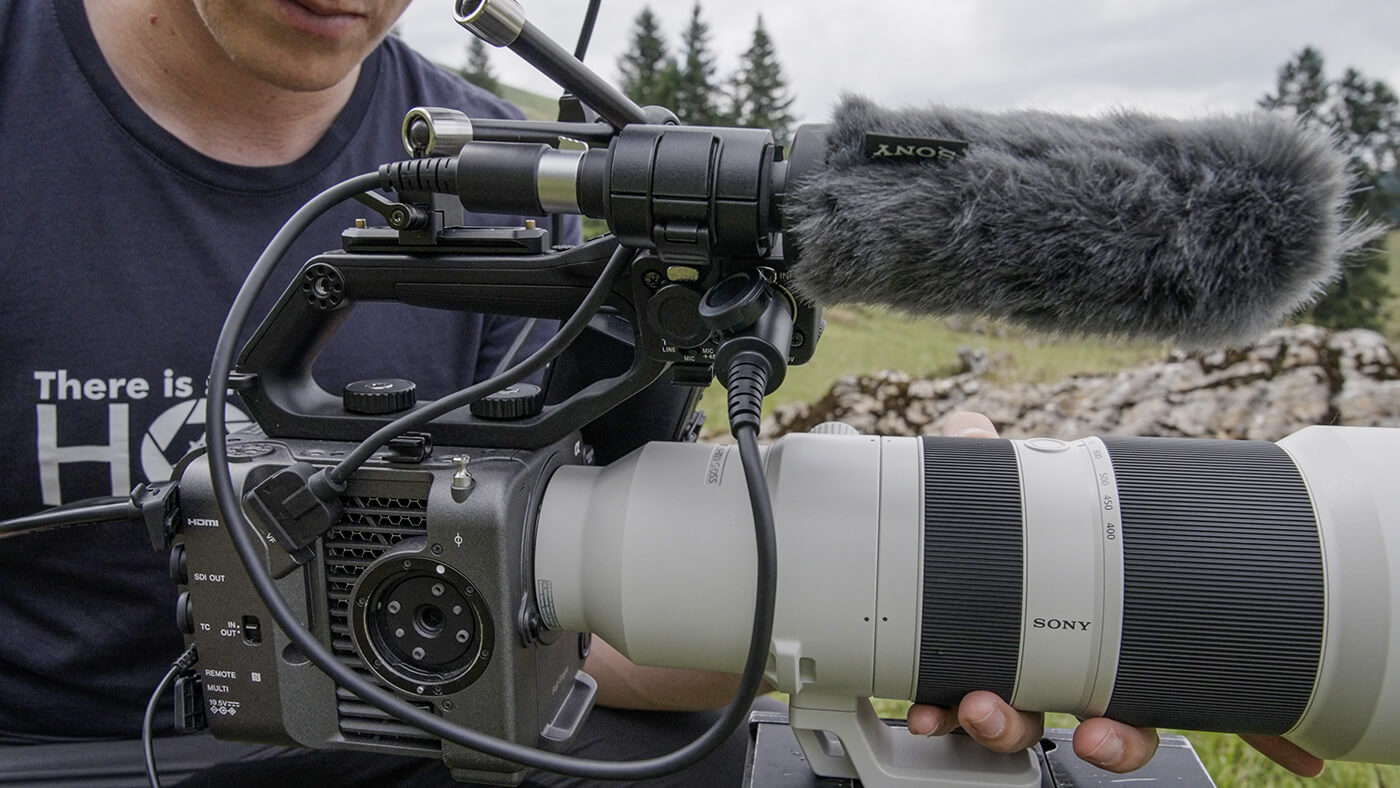 Sony ECM 778 im EInsatz auf der Alm