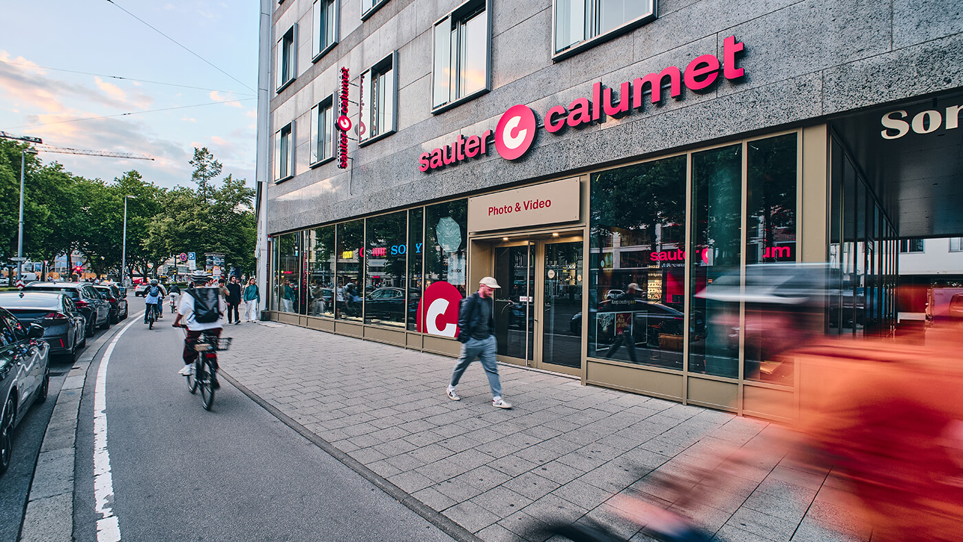 Außenansicht Sauter Calumet Filiale München Sonnenstraße 21