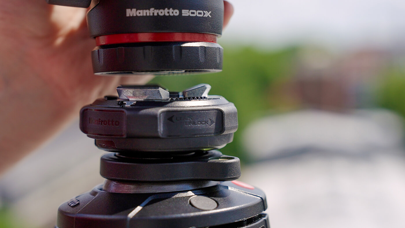 Manfrotto One Stativkopf wechseln