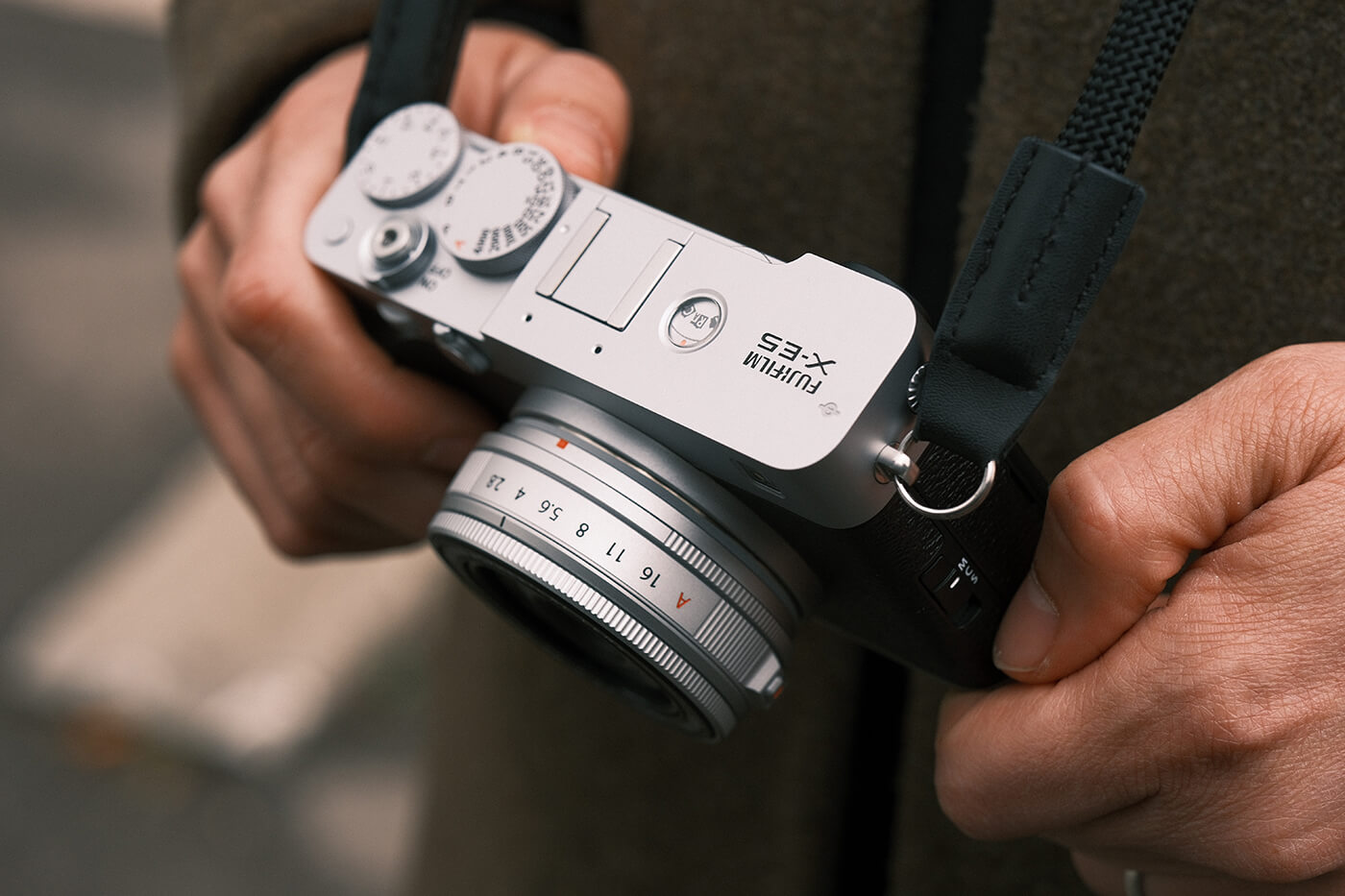 Fujifilm X-E5 kompakte Systemkamera im Messucher-Stil