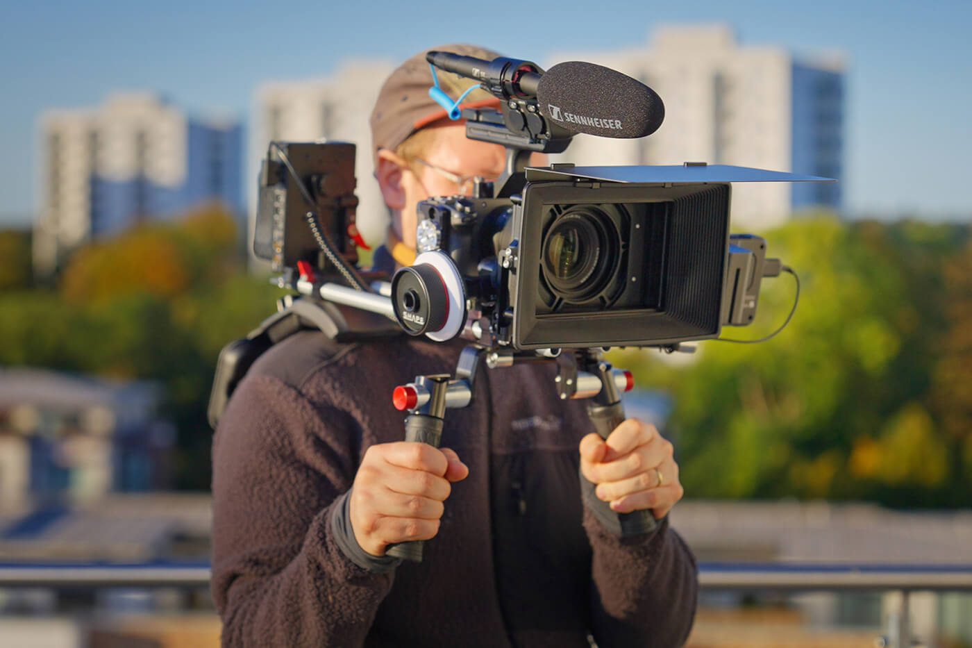 Shoulder-Rig für Videografie