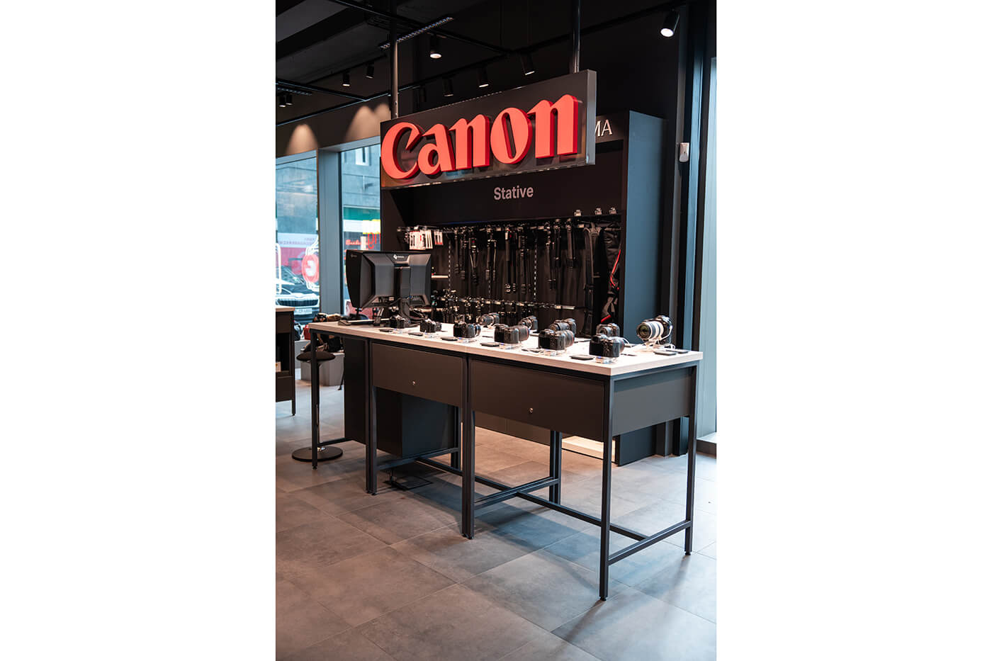 Calumet Filiale München Touch & Try Tresen