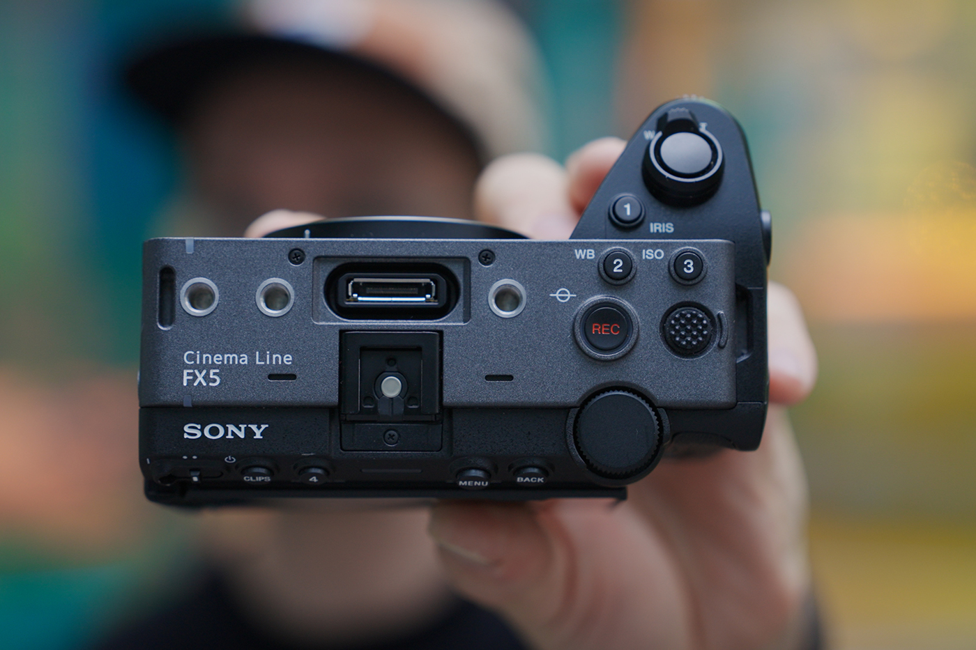 Bedienelemente Sony FX5
