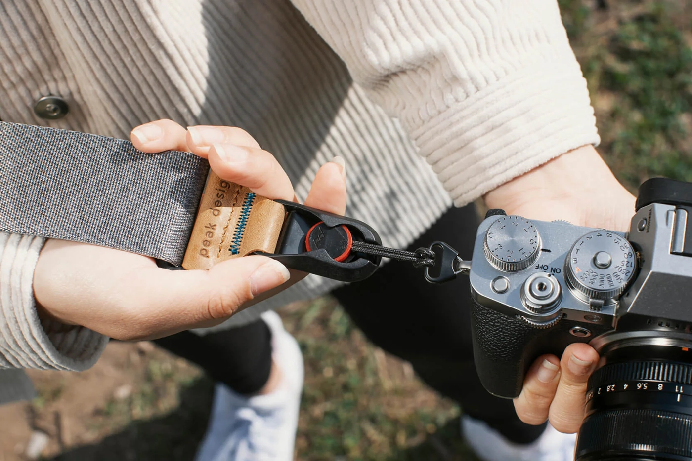 Peak Design Kameragurt Slide Schwarz Clip