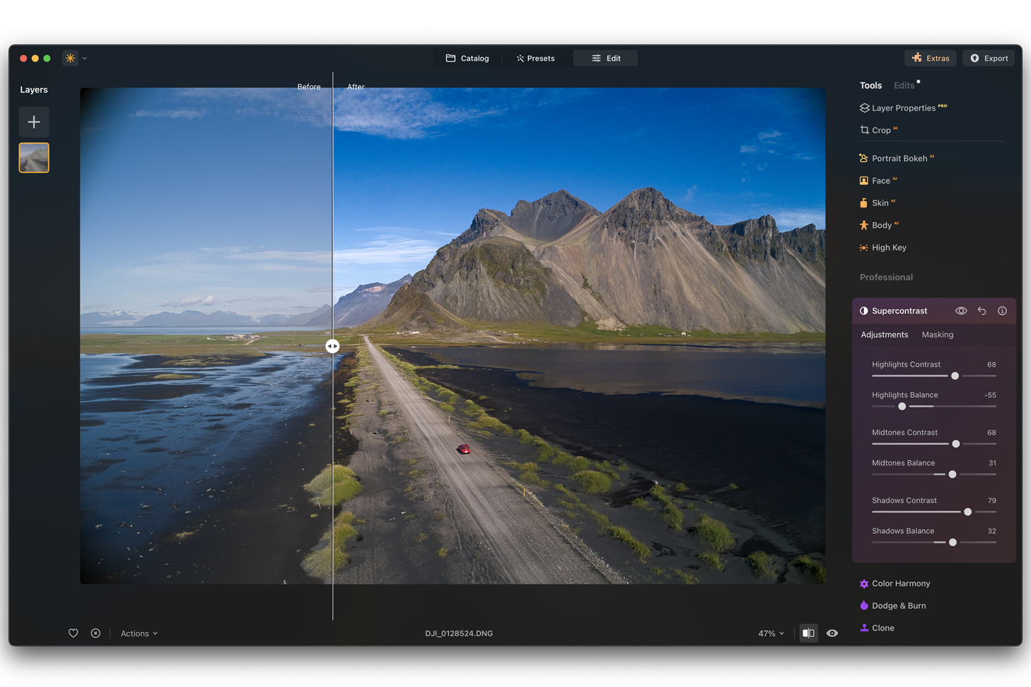 Luminar Neo ist auch verwendbar als Plugin