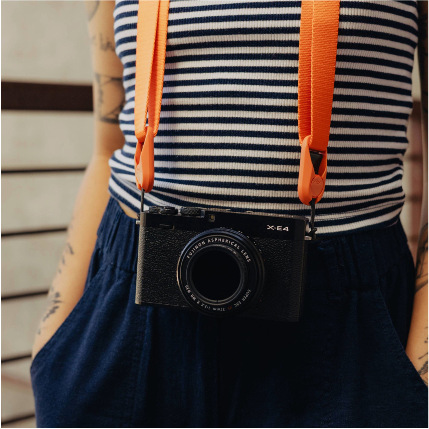 Peak Design Kameragurt Leash lässt sich leicht verstellen