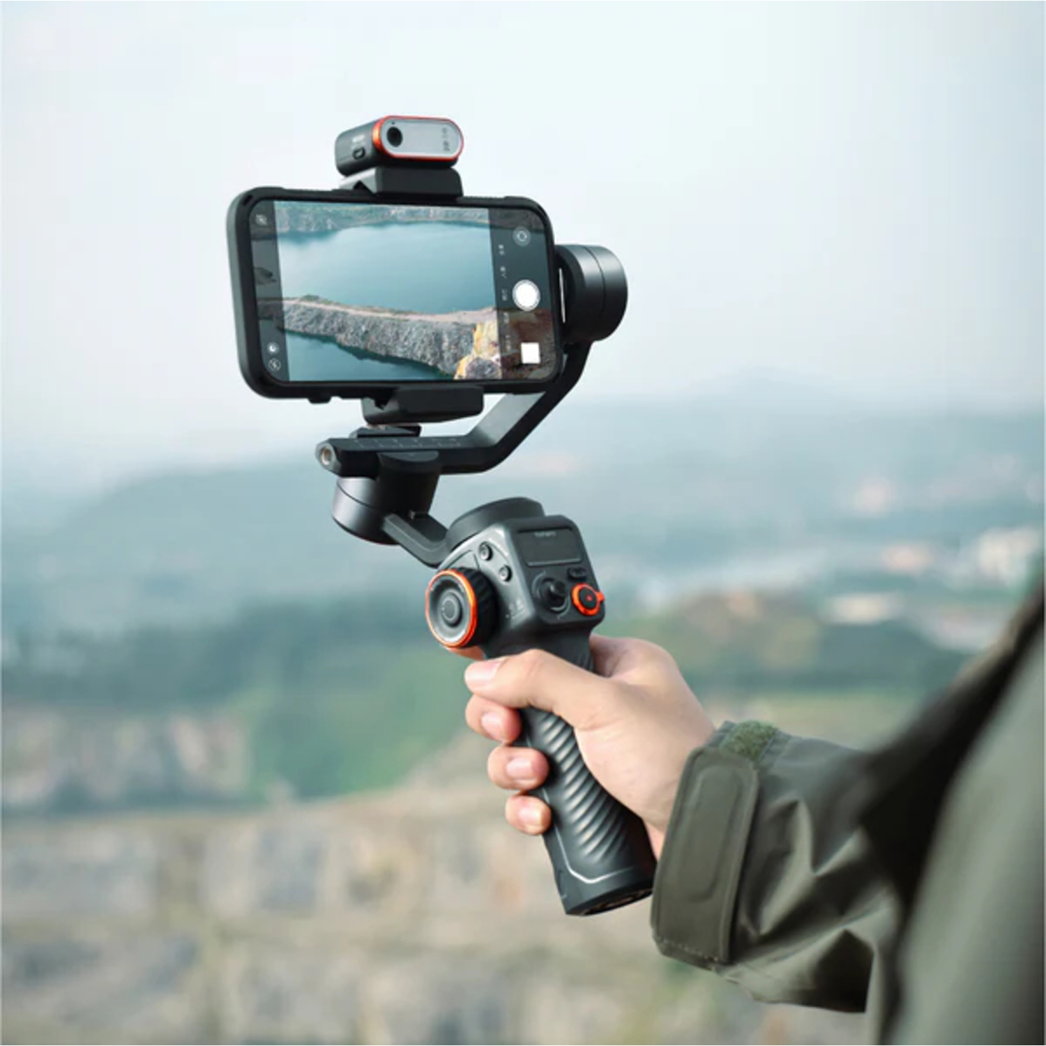 Der Hohem iSteady M6 Smartphone Gimbal in Aktion