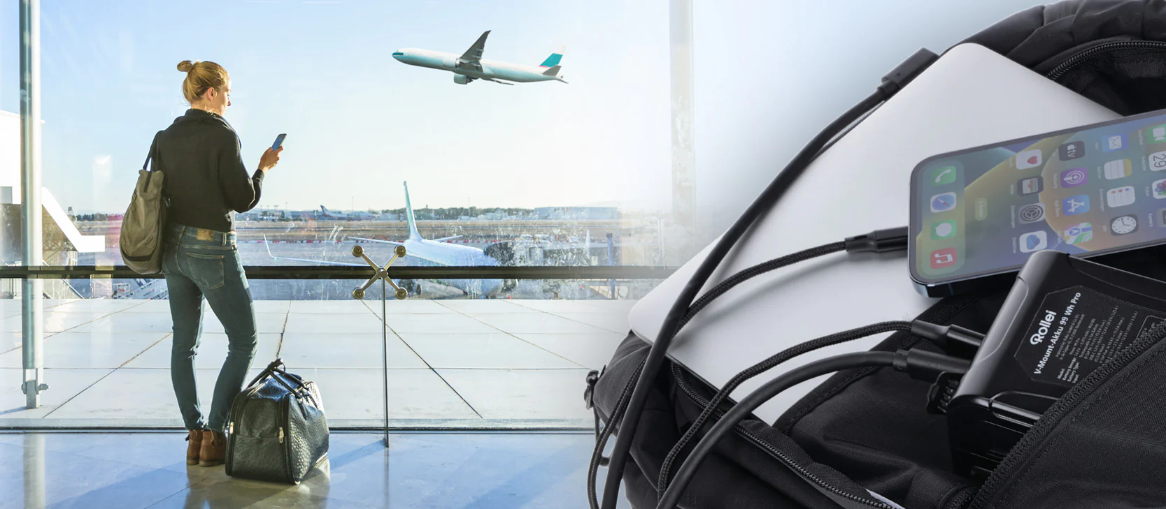 Für Flugreisen geeignet und zugelassen