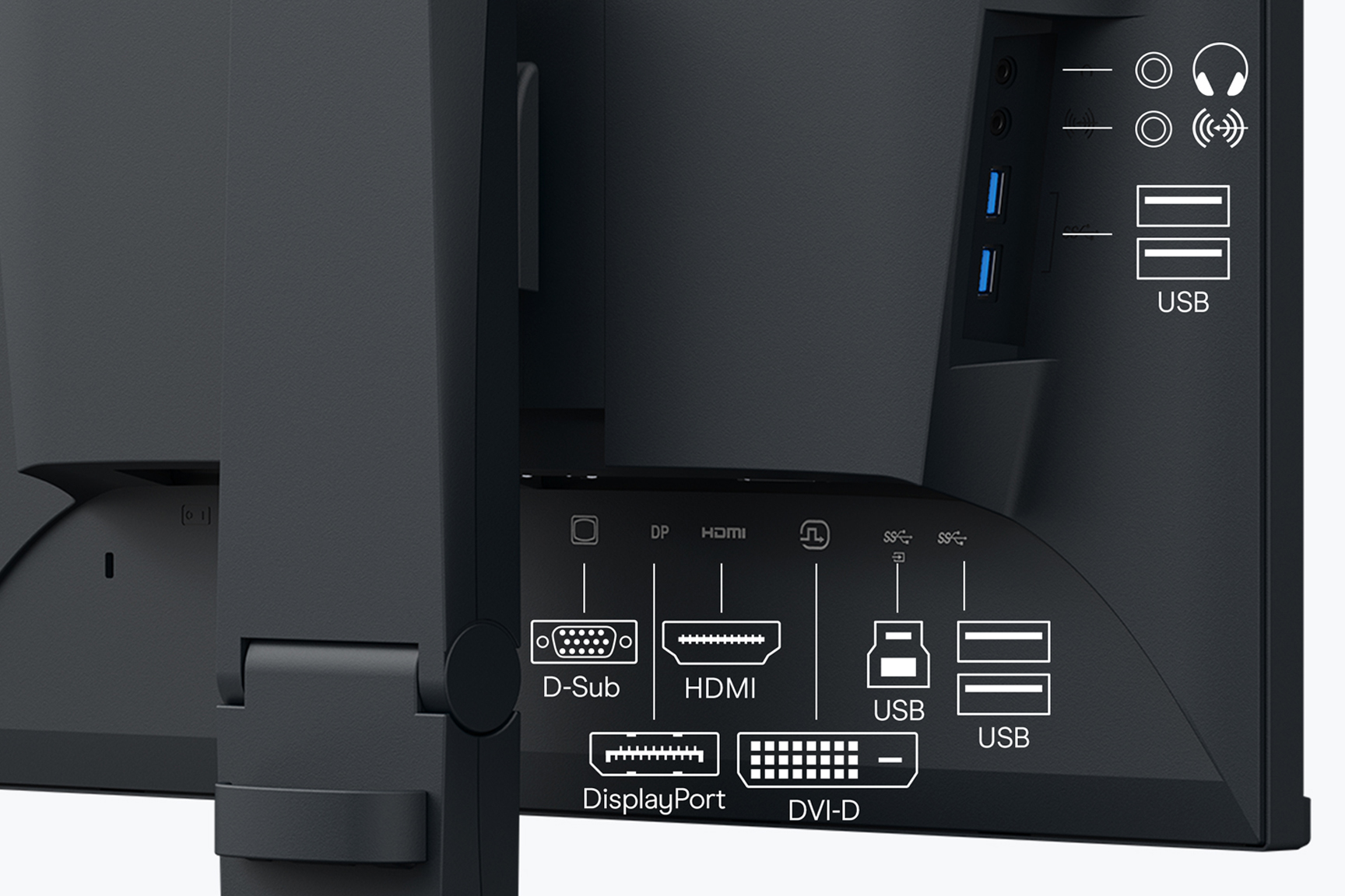 Ein Monitor, viele Anschlüsse