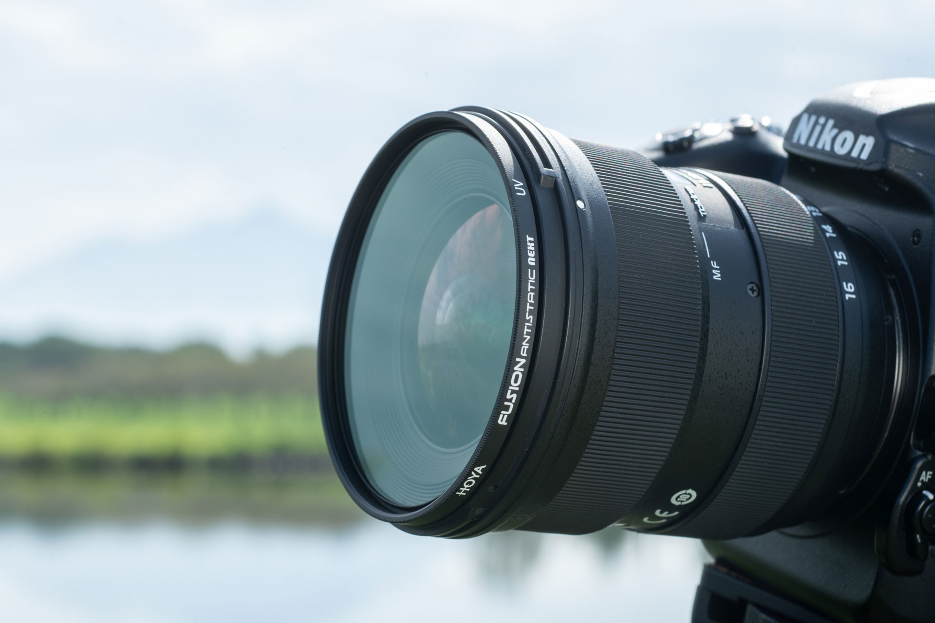 Antistatisches Kraftfeld um den Filter