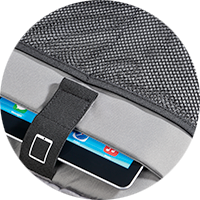 Gepolstertes Tabletfach