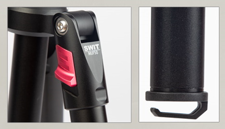 Einstellung des Beinwinkels mit einem Verschluss