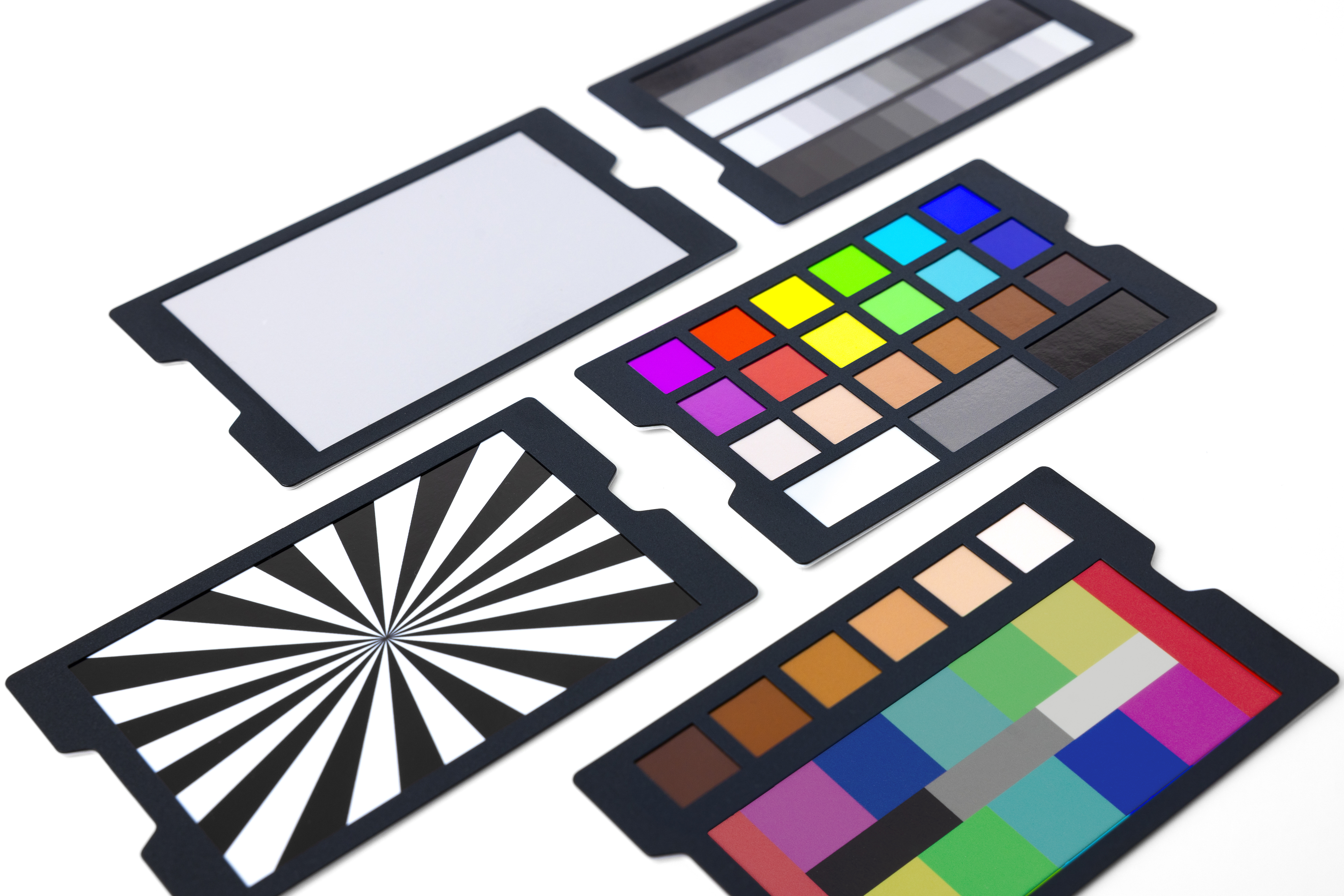 5 austauschbare Karten inklusive Video-Farbtargets