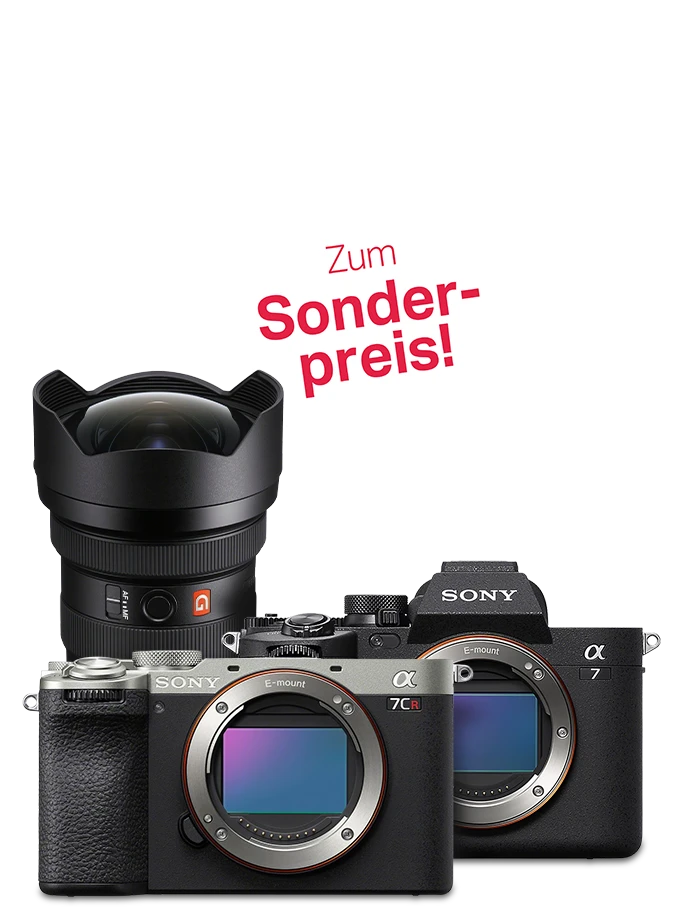 Kameras und Objektive zum Sonderpreis
