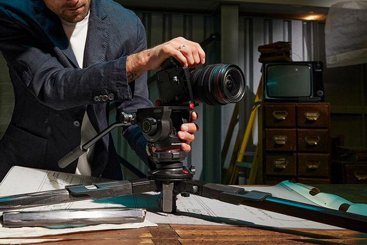 Bodennahe Aufnahme mit dem Manfrotto ONE