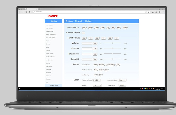 Webserver IP-Fernsteuerung