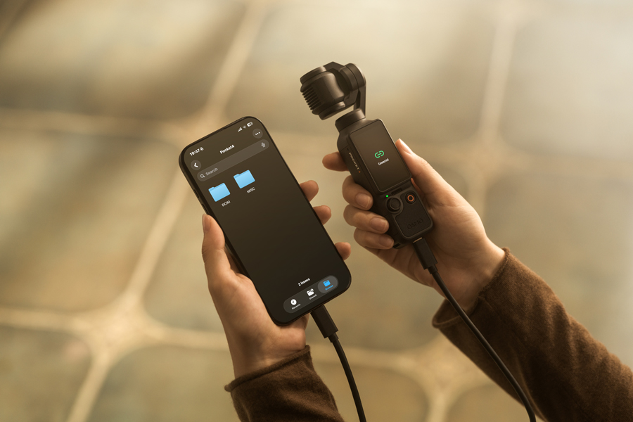 Übertrage deine Osmo Pocket 4 Aufnahmen sofort