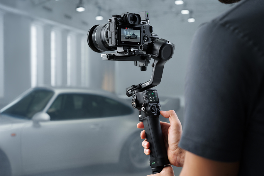 Sportwagenaufnahme mit dem DJI RS 5