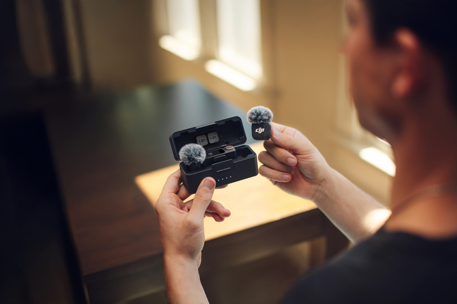 Kompakt und leicht: das DJI Mic 3
