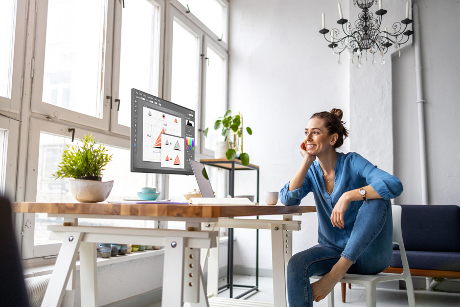 Hohe Farbgenauigkeit des PD2703S