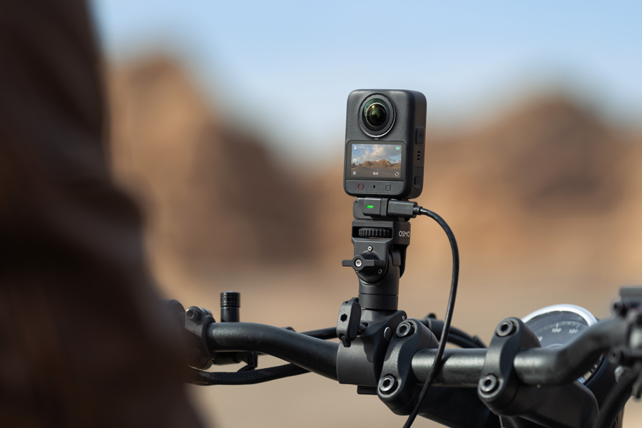 360° Actioncamera für Motorradaufnahmen: DJI Osmo 360 II