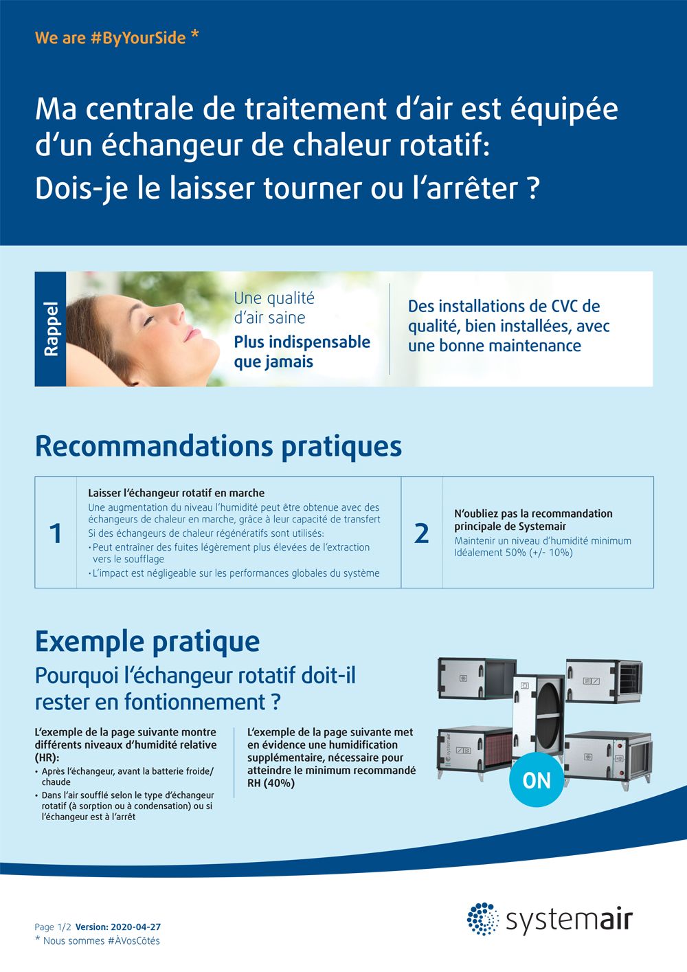 COVID-19 - deuxième page de la brochure