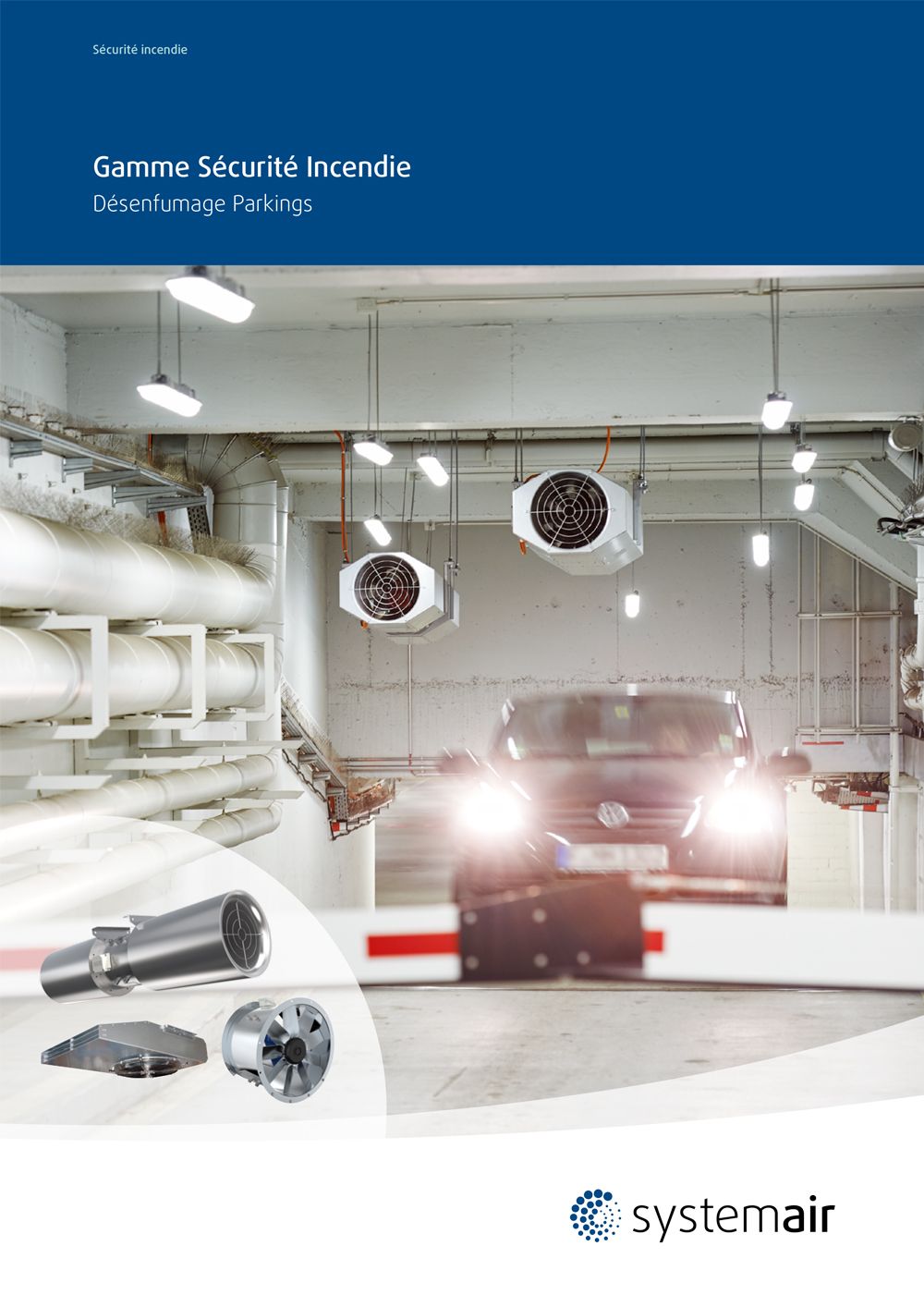 Couverture brochure Ventilation et désenfumage Parkings