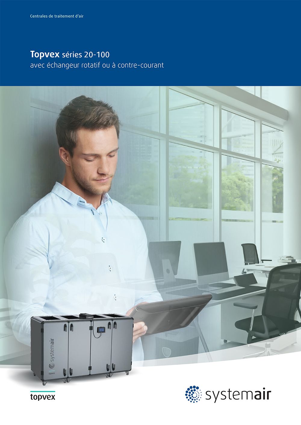 Première page brochure Topvex SR/TR série 20-100
